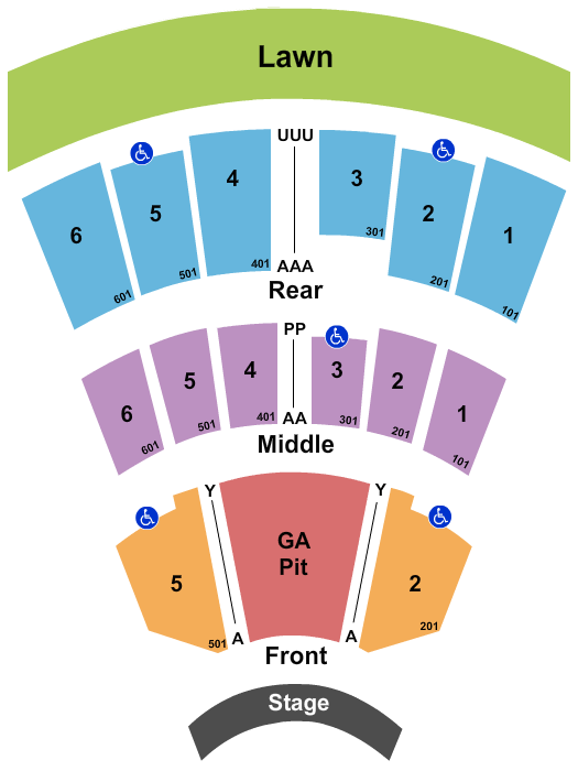 Constellation Brands-Marvin Sands Performing Arts Center Sublime Seating Chart